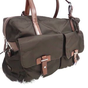 TUMI CARRYON SATCHEL WEEKENDER TRAVEL BAG W LOCK